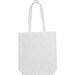 Fairtrade Baumwolltasche mit Bodenfalte PIOTR, weiß