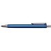 Feld RCS recycelter Kugelschreiber mit Metallic-Finish (schwarze Mine), navy