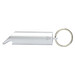Flare IPX-LED-Lampe und Flaschenöffner aus recyceltem Aluminium mit Schlüsselanhänger, silber