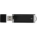 Flat USB-Stick, schwarz, 64GB