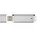 Flat USB-Stick, silber, 2GB