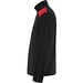 Fleecejacke Terrano in kombinierten Farben, M, schwarz/rot
