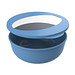 Food-Bowl ToGo, 2,2 l, behagliches blau/transparent
