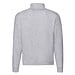 FRUIT OF THE LOOM® Unisex Sweatshirt Zip-Neck, grau, XL