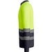 Sicherheits-Langarm-Poloshirt, XXL, Grau/Neon-Gelb