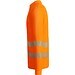 Sicherheits-Langarm-Poloshirt, XXL, Neon-Orange