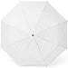 GEORGE. 21-Zoll-Regenschirm aus recyceltem Polyester (100 % rPET) 190T winddichtem Pongee, Weiß