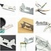Geschenkartikel: ROMINOX® Key Tool Cargo Ship / Containerschiff (19 Funktionen) im Motiv-Mäppchen Werkzeug, silber