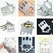 Geschenkartikel: ROMINOX® Key Tool House / Haus (21 Funktionen) im Motiv-Mäppchen Große Helden, silber