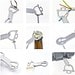 Geschenkartikel: ROMINOX® Key Tool Snake (19 Funktionen) im Motiv-Mäppchen Danke, silber
