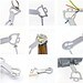 Geschenkartikel: ROMINOX® Key Tool Snake (19 Funktionen) im Motiv-Mäppchen Werkzeug, silber