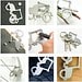 Geschenkartikel: ROMINOX® Key Tool Tractor/Traktor (18 Funktionen) im Motiv-Mäppchen Danke, silber