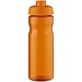 H2O Active® Base 650 ml Sportflasche mit Klappdeckel, orange/orange