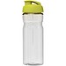 H2O Active® Base 650 ml Sportflasche mit Klappdeckel, transparent/limone