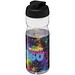 H2O Active® Base 650 ml Sportflasche mit Klappdeckel, transparent/schwarz