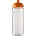 H2O Active® Base 650 ml Sportflasche mit Stülpdeckel, transparent/orange