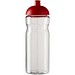 H2O Active® Base 650 ml Sportflasche mit Stülpdeckel, transparent/rot