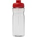H2O Active® Base Tritan™ 650 ml Sportflasche mit Klappdeckel, transparentklar/rot