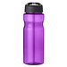 H2O Active® Eco Base 650 ml Sportflasche mit Ausgussdeckel, lila/ schwarz