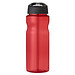 H2O Active® Eco Base 650 ml Sportflasche mit Ausgussdeckel, rot/ schwarz