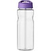H2O Active® Eco Base 650 ml Sportflasche mit Ausgussdeckel, transparent/lila