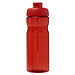 H2O Active® Eco Base 650 ml Sportflasche mit Klappdeckel, rot/ rot