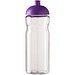 H2O Active® Eco Base 650 ml Sportflasche mit Stülpdeckel, transparent/lila