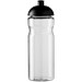 H2O Active® Eco Base 650 ml Sportflasche mit Stülpdeckel, transparent/schwarz