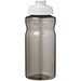 H2O Active® Eco Big Base 1L Sportflasche mit Klappdeckel, kohle/weiß