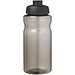 H2O Active® Eco Big Base 1L Sportflasche mit Klappdeckel, kohle/schwarz