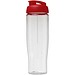 H2O Active® Tempo 700 ml Sportflasche mit Klappdeckel, transparent/rot