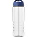H2O Active® Treble 750 ml Sportflasche mit Ausgussdeckel, transparent/blau