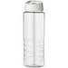 H2O Active® Treble 750 ml Sportflasche mit Ausgussdeckel, transparent/weiß