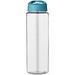 H2O Active® Vibe 850 ml Sportflasche mit Ausgussdeckel, transparent/aquablau