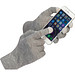 Handschuhe mit Touchfingern, grau