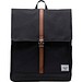 Herschel City Rucksack aus recyceltem Material 16 L, schwarz