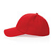 Impact 6 Panel Kappe aus 280gr rCotton mit AWARE Tracer, rot