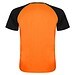 Indianapolis T-Shirt Unisex, Fluor Orange / schwarz, 2XL