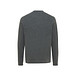 Iqoniq Denali ungefärbt. Rundhals-Sweater aus recycelter BW, ungefärbtes Anthrazit, M