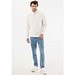 IQONIQ Elgon Quarter-Zip-Sweater, ivory white, XL