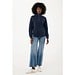 IQONIQ Elgon Quarter-Zip-Sweater, navy blau, XL