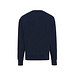 Iqoniq Kruger Relax-Rundhals-Sweater aus recycelt. Baumwolle, navy blau, M