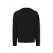 Iqoniq Kruger Relax-Rundhals-Sweater aus recycelt. Baumwolle, schwarz, L