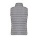 Iqoniq Meru Damen Bodywarmer aus recyceltem Polyester, Silbergrau, XS