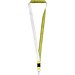 Isla 1-Meter-Lanyard mit Sublimation mit Sicherheitsverschluss, gelb