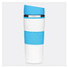 Isolierbecher ARABICA,hellblau, weiß