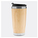 Isolierbecher TAKE BAMBOO,braun, schwarz, silber
