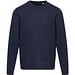 Jasper 280 g/m² Pullover mit Rundhalsausschnitt aus recycelter Bio Baumwolle (OCS), unisex, navy, 3XS