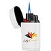 Jet-Flame Feuerzeug Rubber Fan-Edition mit WM-Motiv Erfolg, Weiß