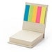 KAIRON. Büroset 2-in-1- aus 100 % Recyclingpapier mit 6 Haftnotizblöcken, Weiß